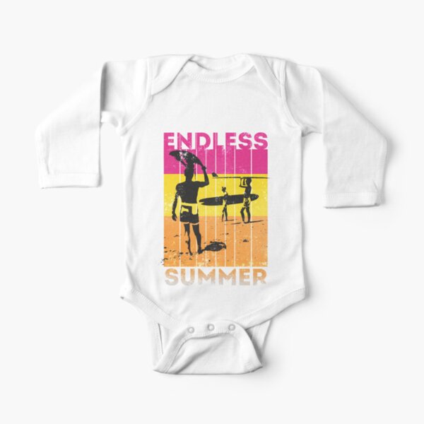 Vintage Endless Summer III Long Sleeve Baby One-Piece