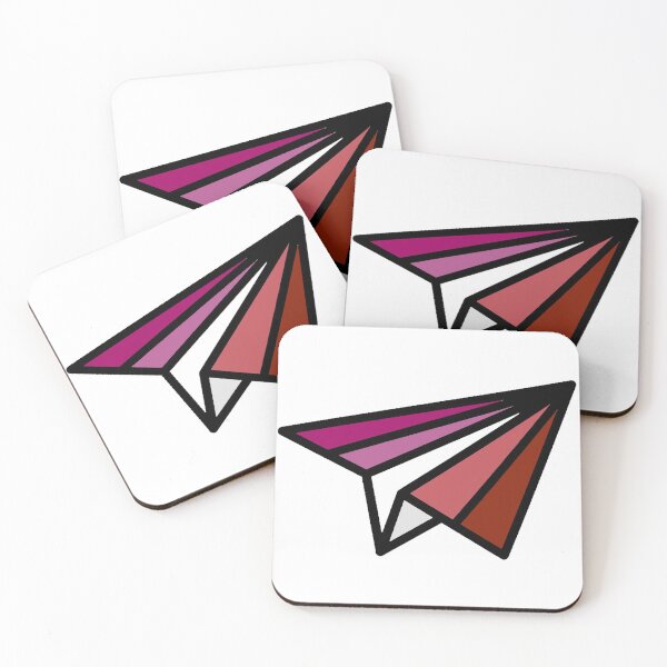 Item preview, Lesbian Pride Paper Aeroplane designed and sold by california-112.