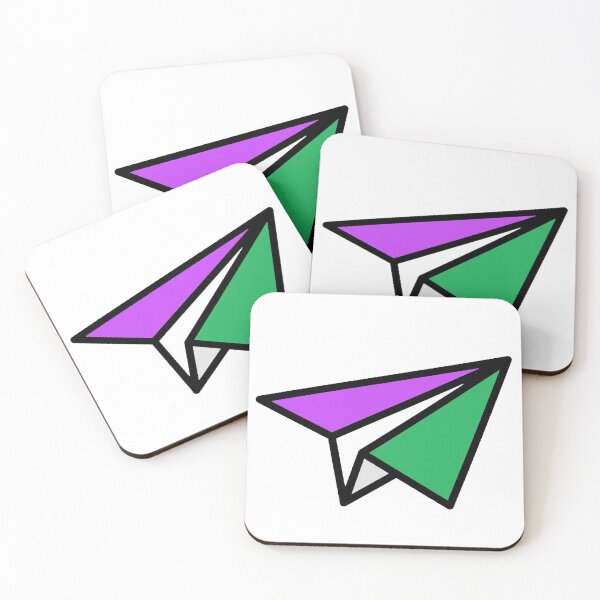 Item preview, Genderqueer Pride Paper Aeroplane designed and sold by california-112.