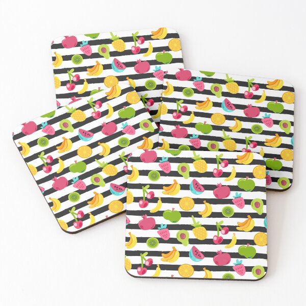 Item preview, Cute Fruits Seamless Patterns  designed and sold by labatchino10.