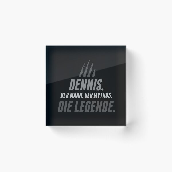 Item preview, Dennis The Man The Myth The Legend German Dutch Deutsche Men Germany Roots Heritage designed and sold by VollLaser.