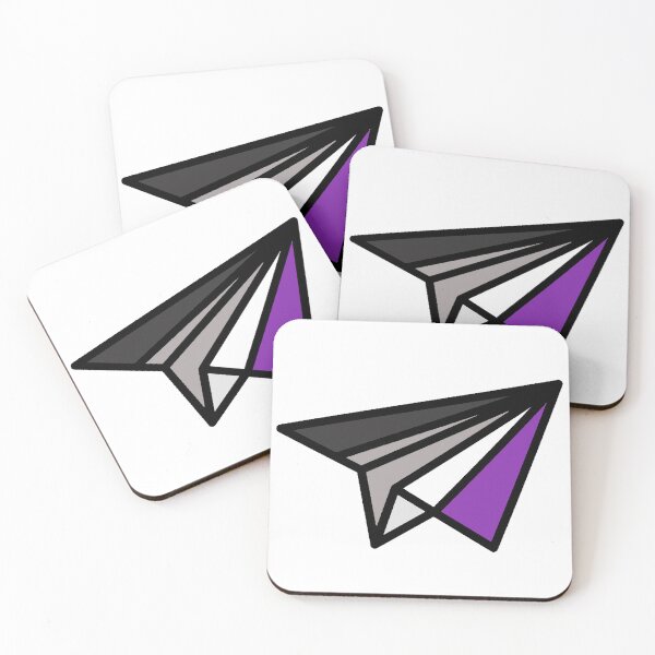 Item preview, Asexual Pride Paper Aeroplane designed and sold by california-112.