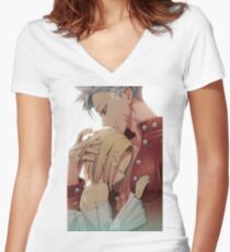 Ban & Elaine Women's Fitted V-Neck T-Shirt