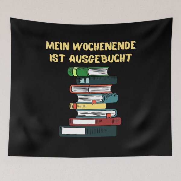 Item preview, Book Mein Wochenende ist ausgebucht Stack Of Books designed and sold by Two Left Hands Design.