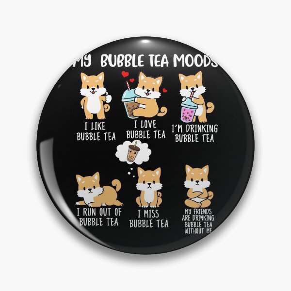 Artikelvorschau, Shiba Inu Bubble Tea Shirt Frauen Boba Tee Hund Bubble Tea entworfen und verkauft von DSWShirts.