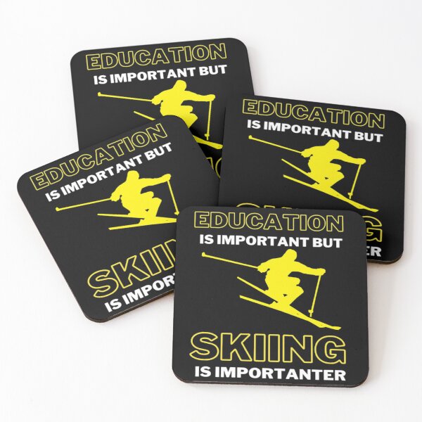 Item preview, Education Is Important But Skiing Is Importanter designed and sold by FLUMPYFINGERS.