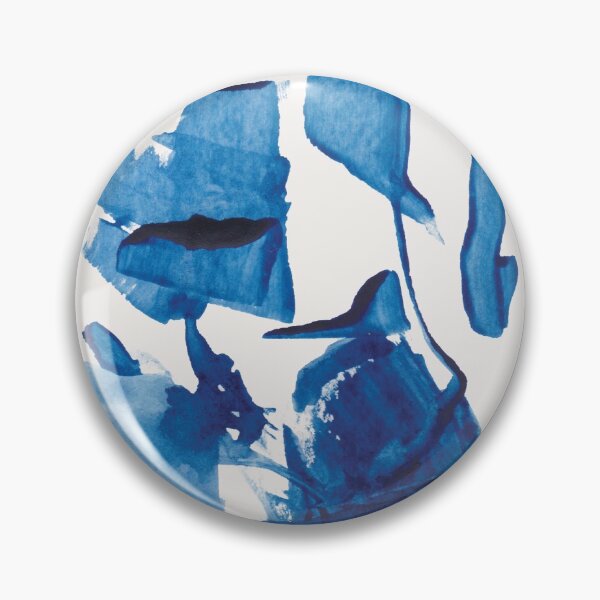 Artikelvorschau, Blauer abstrakter Druck, blaue Wandkunst, druckbare Kunst entworfen und verkauft von PDFDecor.