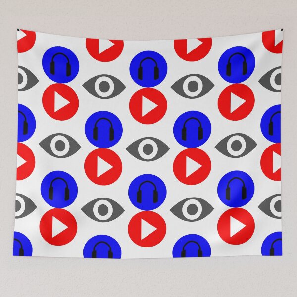 Item preview, Play watch listen simple icons designed and sold by Deegital18.