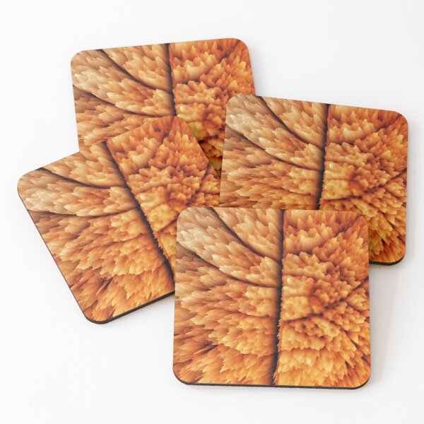 Item preview, Orange burst Relief 3D leaf graphic art designed and sold by Digibee.