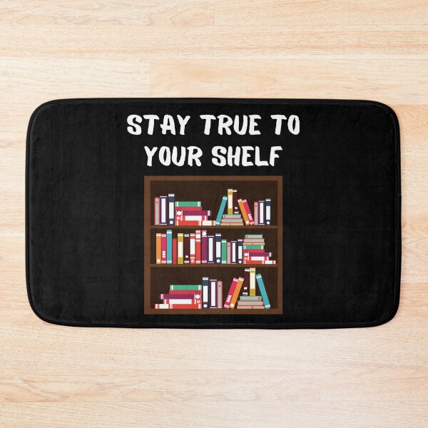 Item preview, Bookworm Stay True To Your Shelf Book Shelf Read designed and sold by Two Left Hands Design.
