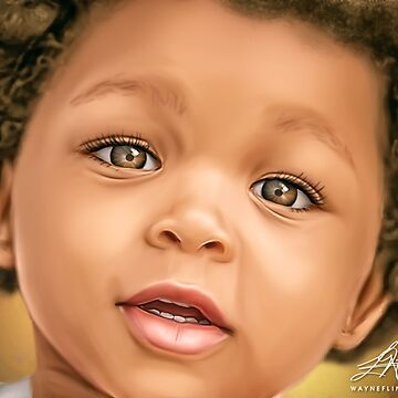 Artwork thumbnail, "Little Hazel" Digital Oil by wayneflint