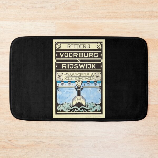 Aperçu de l'œuvre retro classic Reederij Voorburg Rijswijck poster créée et vendue par CorasPosters.