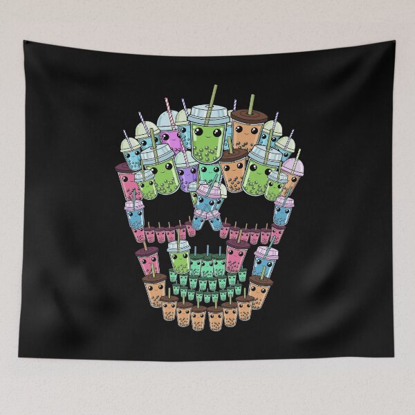 Item preview, Bubble Tea Skull Shirt Men Boba Tea Gift Women Bubble Tea designed and sold by DSWShirts.