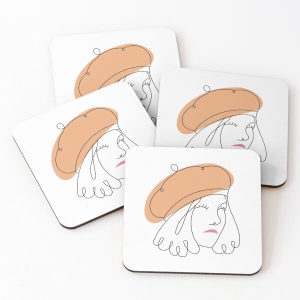 Item preview, abstract face drawing line art woman designed and sold by SophNoveltyShop.