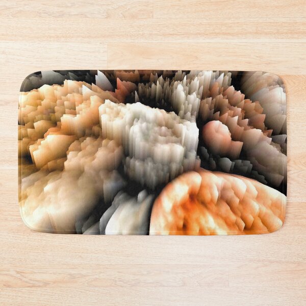 Item preview, Colourful burst Relief 3D pebbles graphic art designed and sold by Digibee.