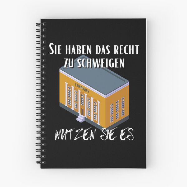 Item preview, Library Sie haben das Recht zu schweigen nutzen designed and sold by Two Left Hands Design.