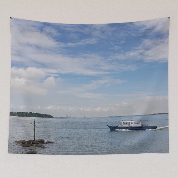 Item preview, Changi Beach Blue Sky designed and sold by kimcrunner.