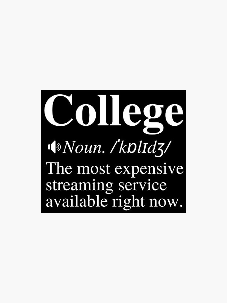 College: The Most Expensive Streaming Service Available Right Now