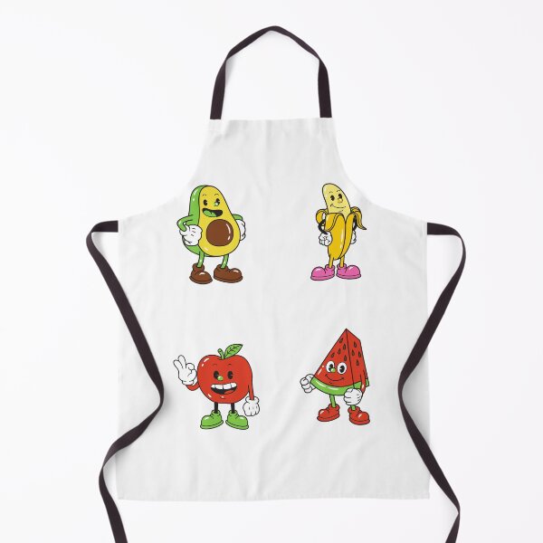 Item preview, funny cute fruits set sticker pack designed and sold by cutecrazytshirt.