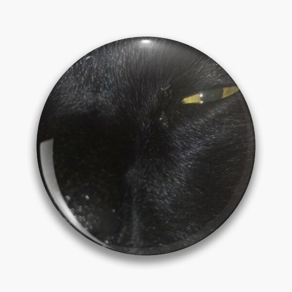 Item preview, Black cat face designed and sold by WOWSOMETHINGNEW.