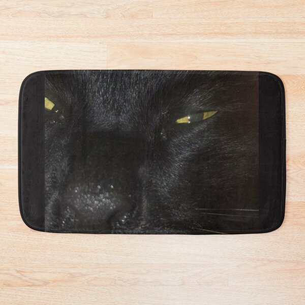 Item preview, Black cat face designed and sold by WOWSOMETHINGNEW.