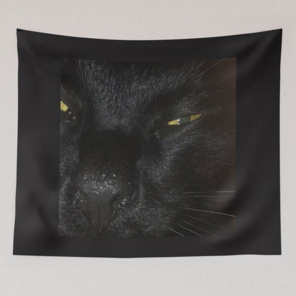 Item preview, Black cat face designed and sold by WOWSOMETHINGNEW.