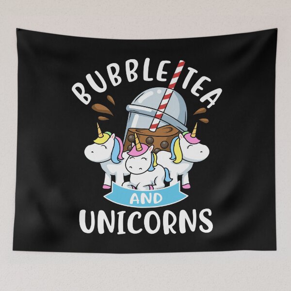 Item preview, Bubble Tea Unicorn Shirt Girls Boba Tea Regalo Bubble Tea designed and sold by DSWShirts.