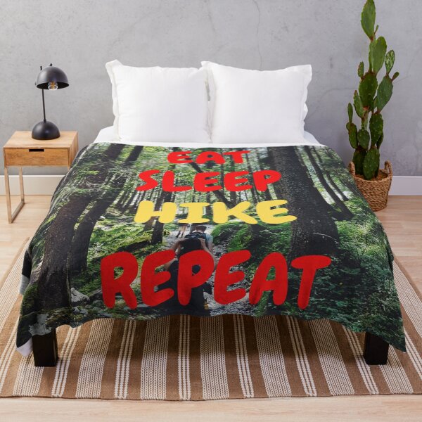 Item preview, Eat Sleep Hike Repeat Woods designed and sold by LuckyKermit.
