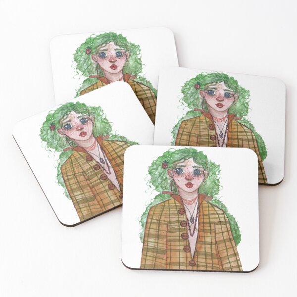 Item preview, Strawberry green haired girl designed and sold by spincelart.