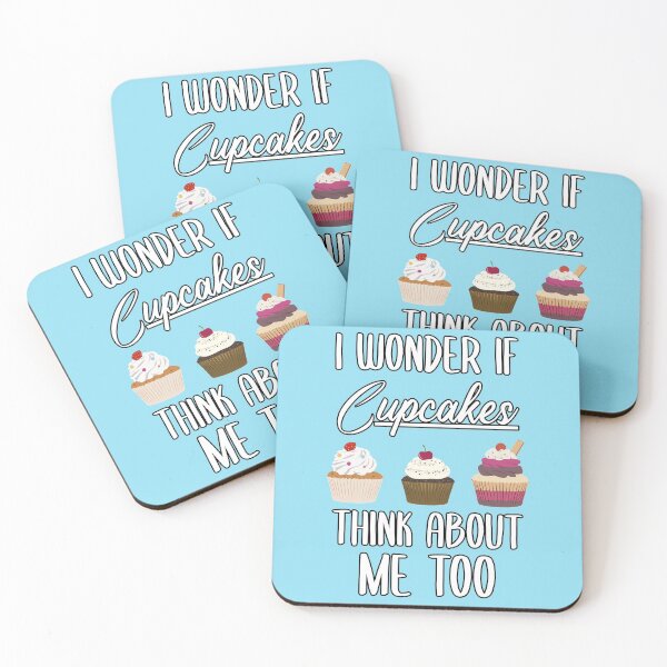 Item preview, I Wonder If Cupcakes Think About Me Too designed and sold by azmndesigns.