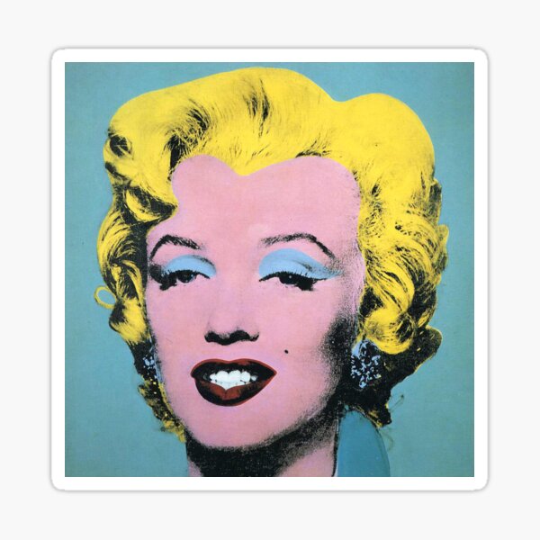 Marilyn Monroe By Andy Warhol Stickers Redbubble