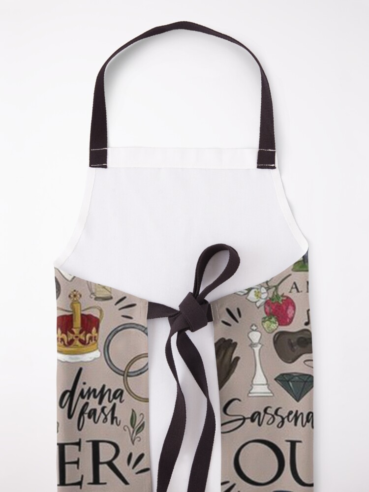 Alternate view of Outlander in Typography Apron