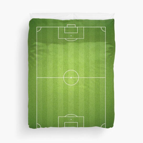 football pitch duvet cover