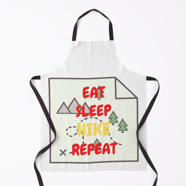 Artikelvorschau, Eat Sleep Hike Repeat Map entworfen und verkauft von LuckyKermit.