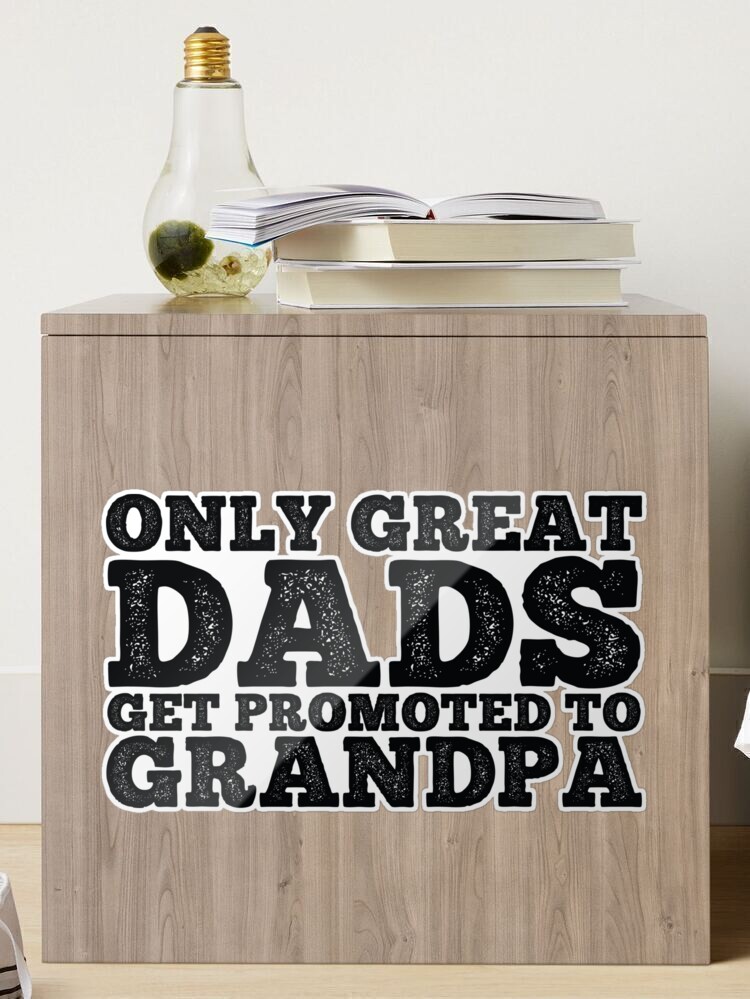 Decal Stickers of Promoted to Grandpa 4 Inch Premium -  Denmark