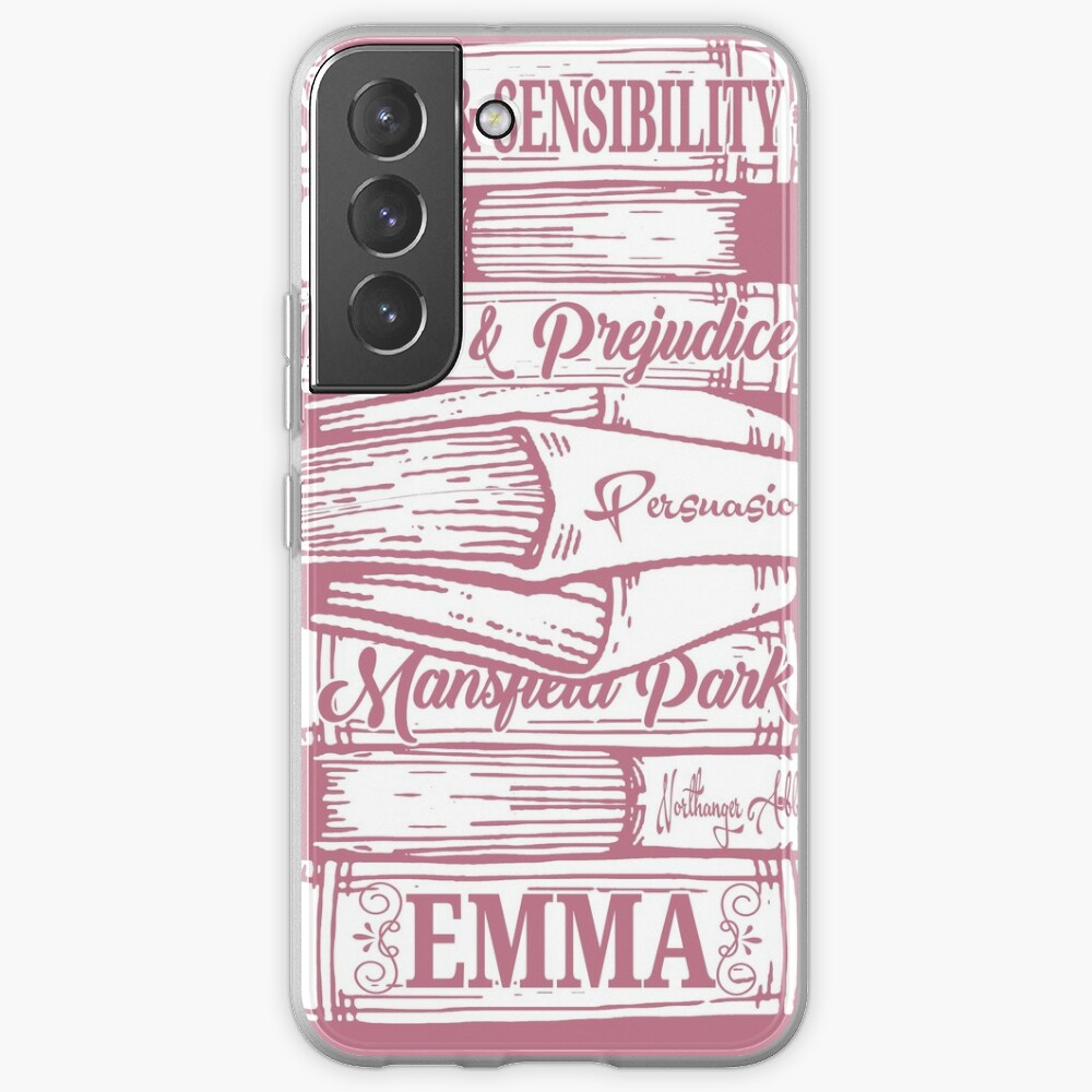 Disover Jane Austen Vintage Book Club Mr. Darcy Fans Literary Quotes Gifts | Samsung Galaxy Phone Case