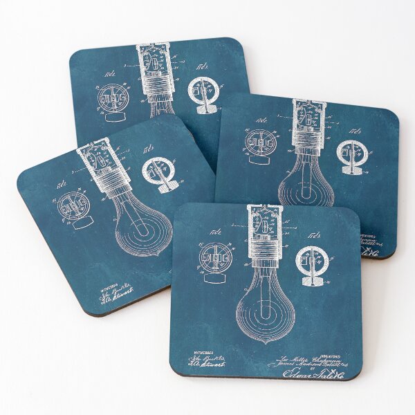 Item preview, Blueprint Light Bulb Patent designed and sold by JoolyA.