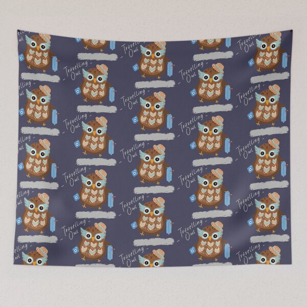 Item preview, Cute Brown Traveling Owl  designed and sold by itzzRebecca.