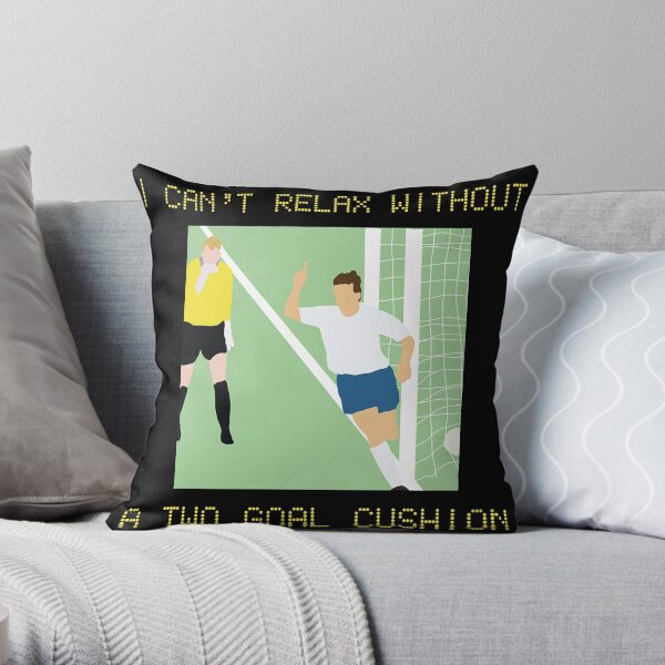 Two Goal Cushion Throw Pillow