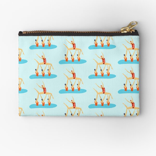 Love Synchro. - Artistic Swimming Zipper Pouch