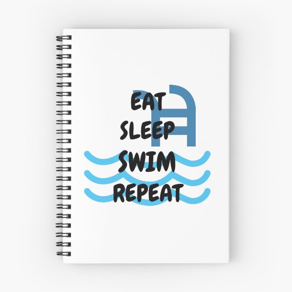 Item preview, Eat Sleep Swim Repeat Pool designed and sold by LuckyKermit.