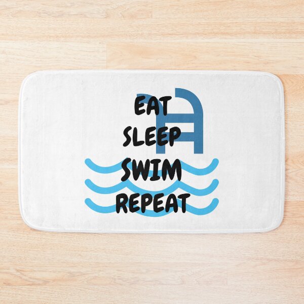 Item preview, Eat Sleep Swim Repeat Pool designed and sold by LuckyKermit.