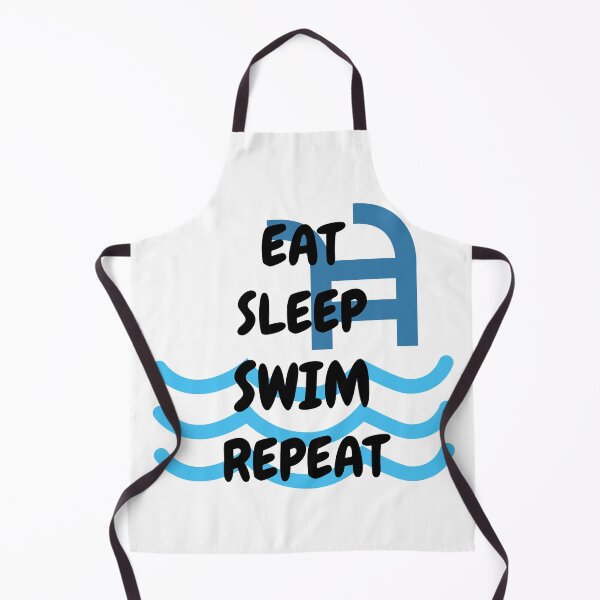 Item preview, Eat Sleep Swim Repeat Pool designed and sold by LuckyKermit.