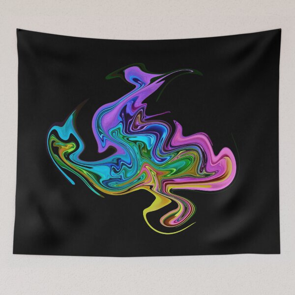 Item preview, Turquoise Purple Pink Abstract designed and sold by Lucky-Town-Art.