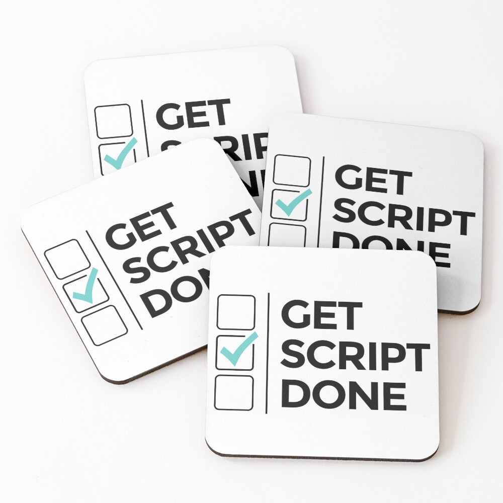 Item preview, Coasters (Set of 4) designed and sold by scriptblast.