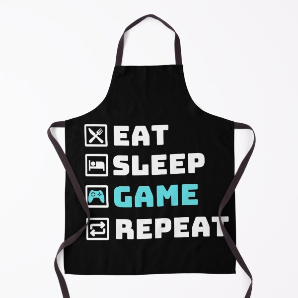 Item preview, Eat Sleep Game Repeat - Professional Gamers and Hard Core Game Lovers Essential Design designed and sold by OneandHalf.