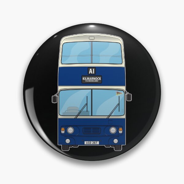 Item preview, A1 Service (Ayrshire Bus Owners) Atlantean Bus ASD26T Kilmarnock 80s 90s  Illustration designed and sold by BFXIII.
