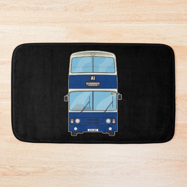 Item preview, A1 Service (Ayrshire Bus Owners) Atlantean Bus ASD26T Kilmarnock 80s 90s  Illustration designed and sold by BFXIII.