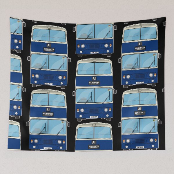 Item preview, A1 Service (Ayrshire Bus Owners) Atlantean Bus ASD26T Kilmarnock 80s 90s  Illustration designed and sold by BFXIII.