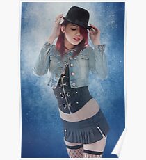Cool Blue Poster